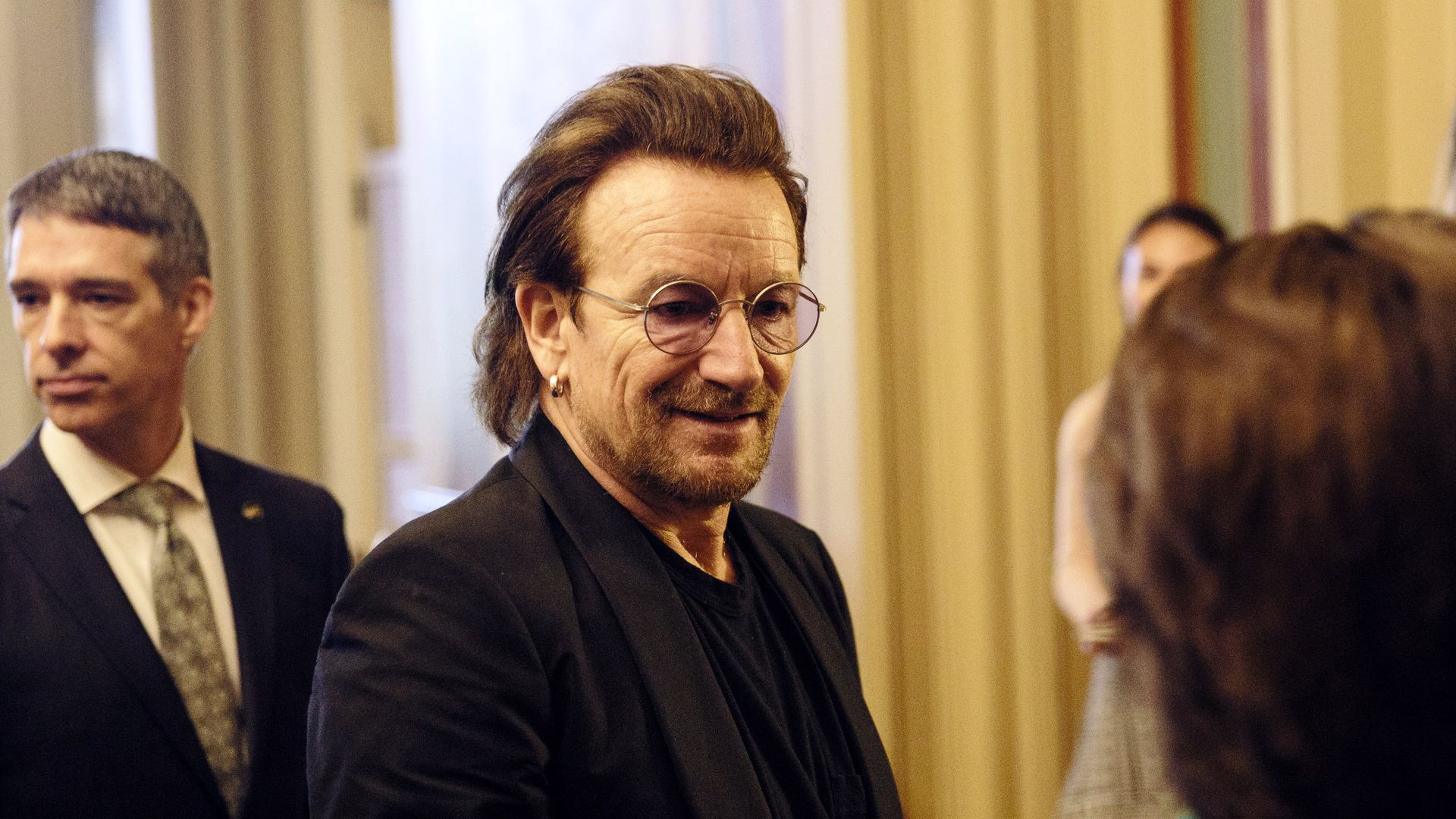 U2 frontman Bono at Capitol Hill