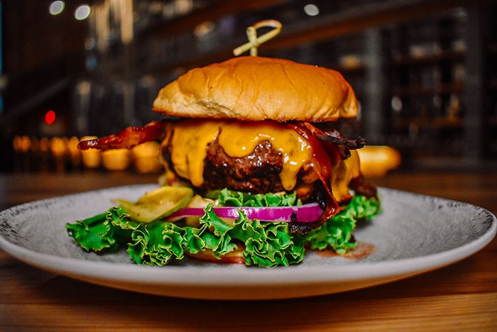 Trolley Barn - The Basic Bacon Burger