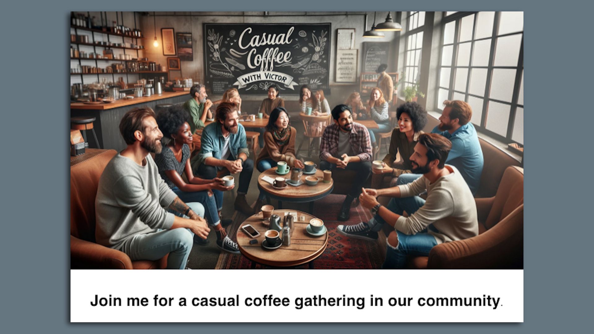 A screenshot of Victor Bencomo's campaign newsletter. 