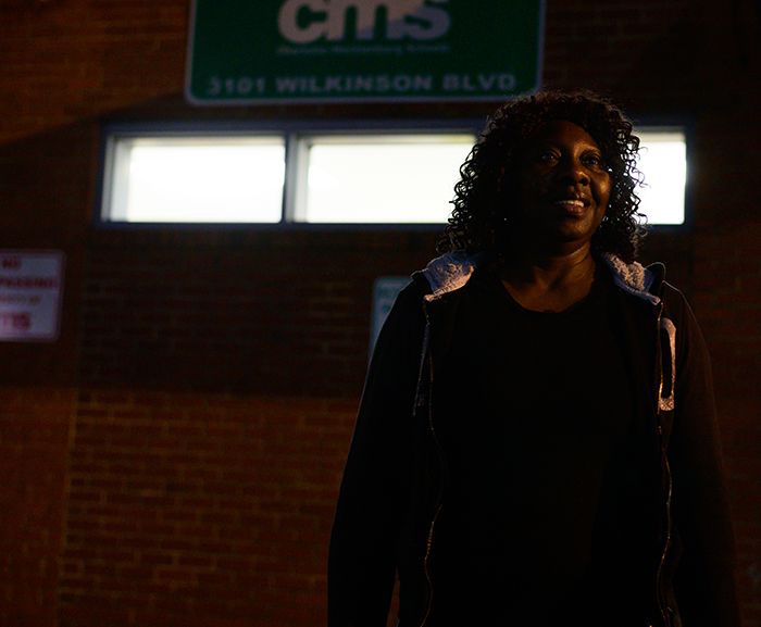 Mona Hill, homeless bus driver, February 2020