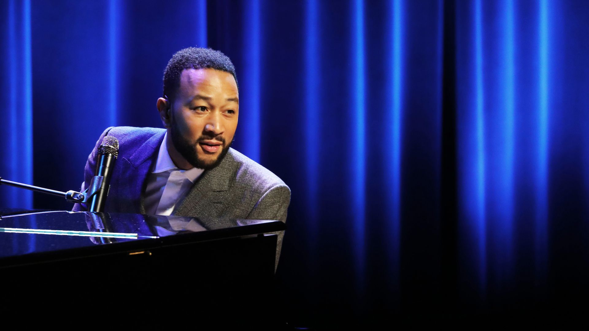 John Legend performing in Orangeburg, South Carolina, in February 2020.