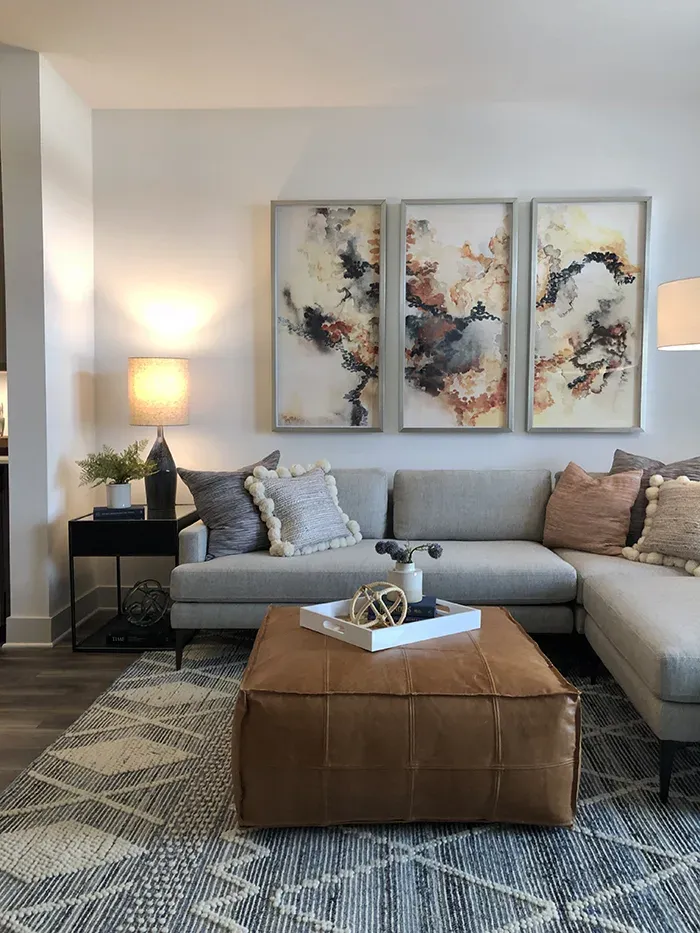 bradham at new bern living room