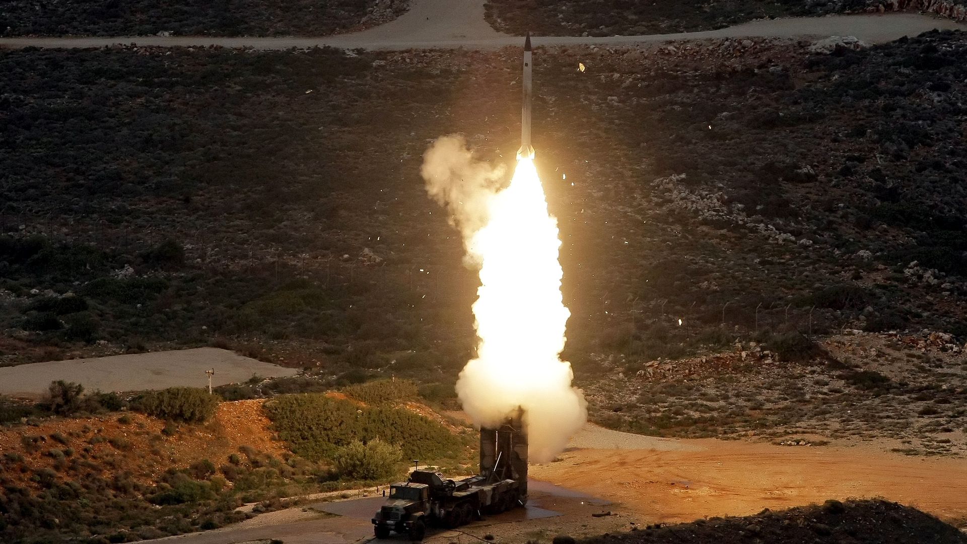 S-300 missile test