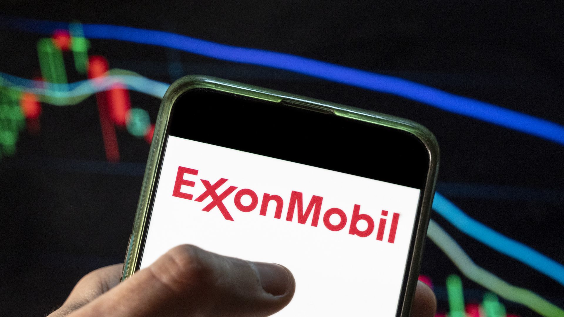 Photo of the Exxon logo