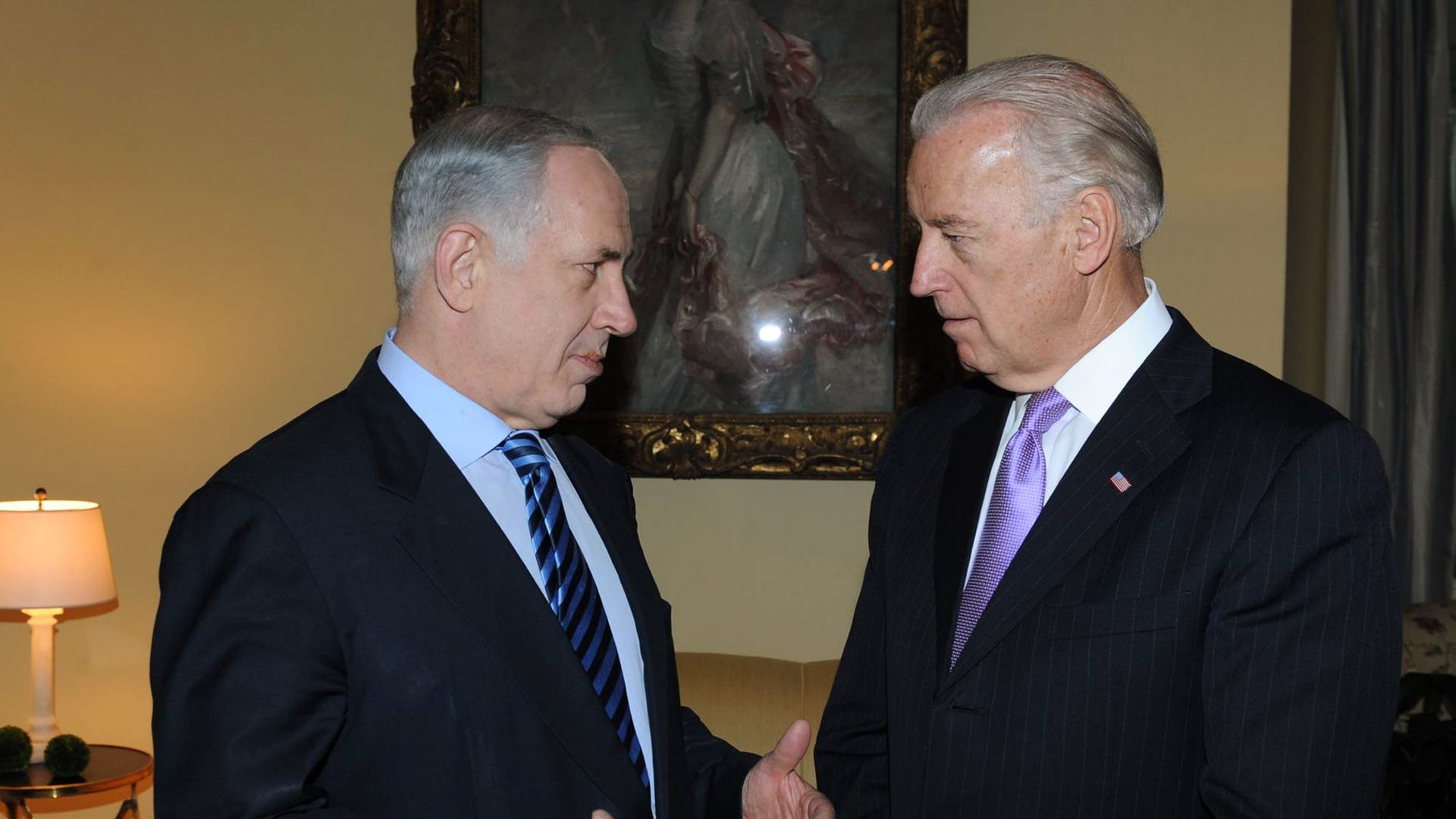 Biden and Netanyahu in March 2010. Photo: Amos Ben Gershom/GPO via Getty Images