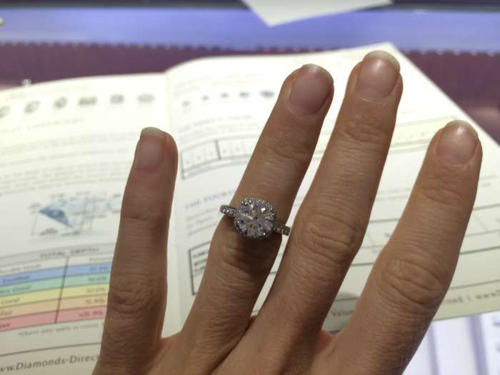 Diamonds Direct engagement ring