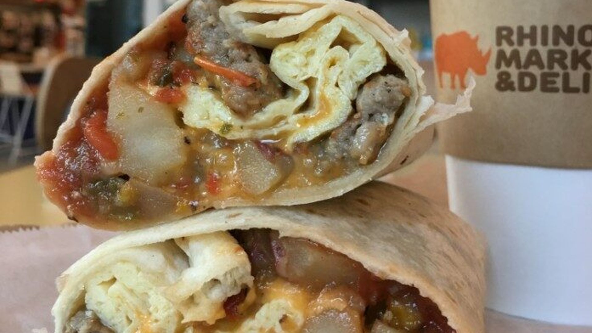 Rhino Market burrito.