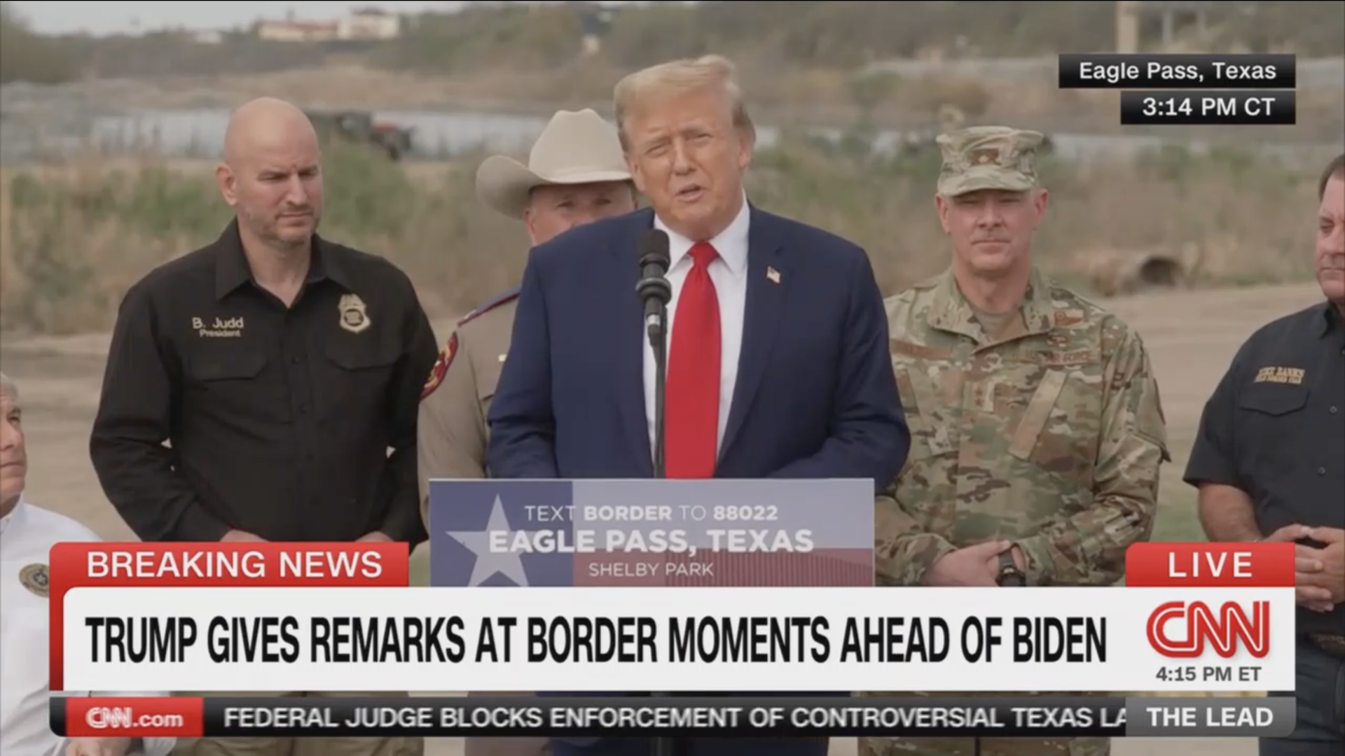 Former President Trump speaks