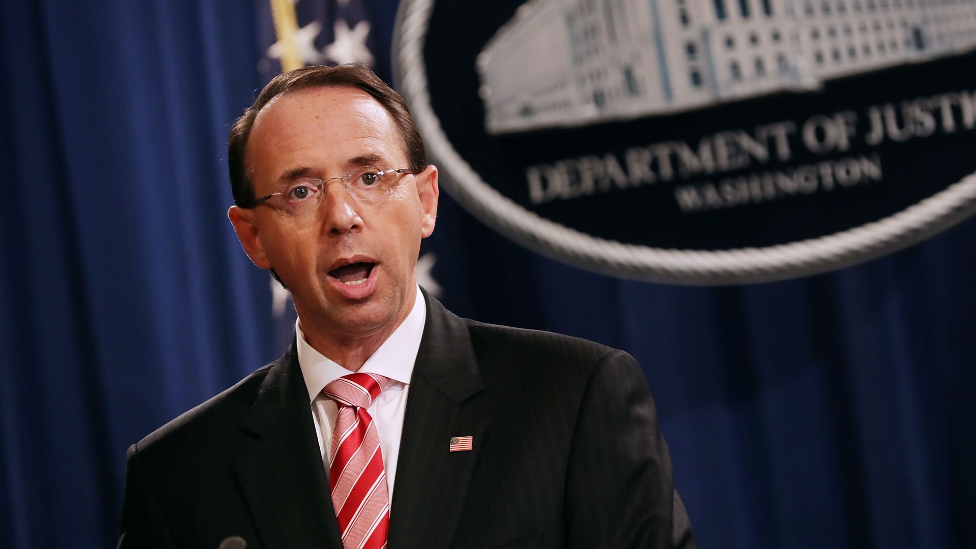 Deputy Attorney General Rod Rosenstein