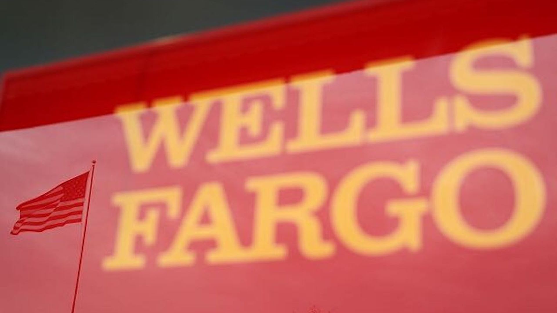A general view of a Wells Fargo ATM in Park Road Shopping Center during the coronavirus.