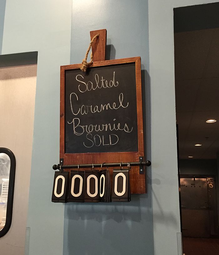 salted caramel brownie