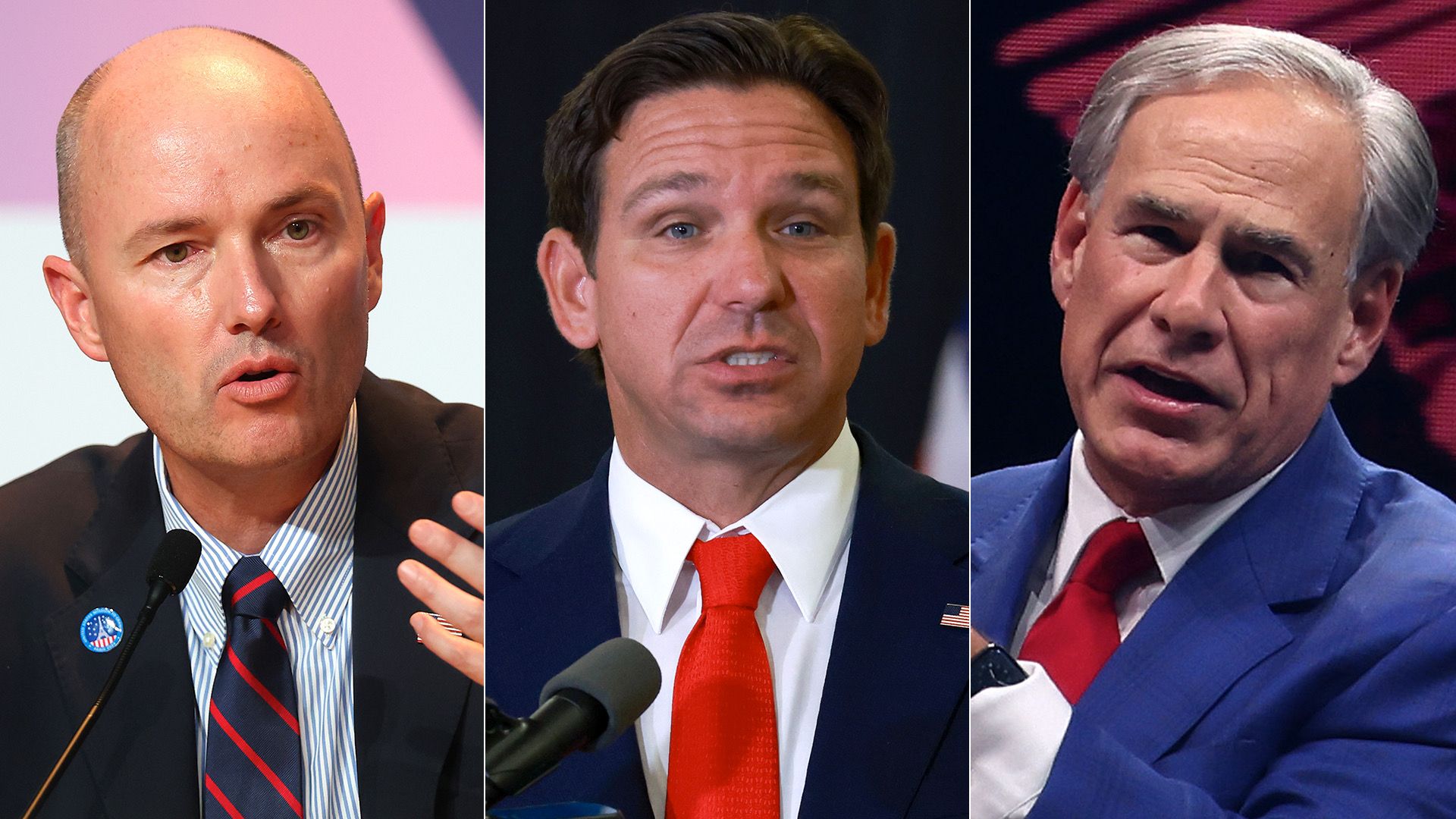 and the credit  Photos: Michael Reaves, Joe Raedle, and Justin Sullivan/Getty Images