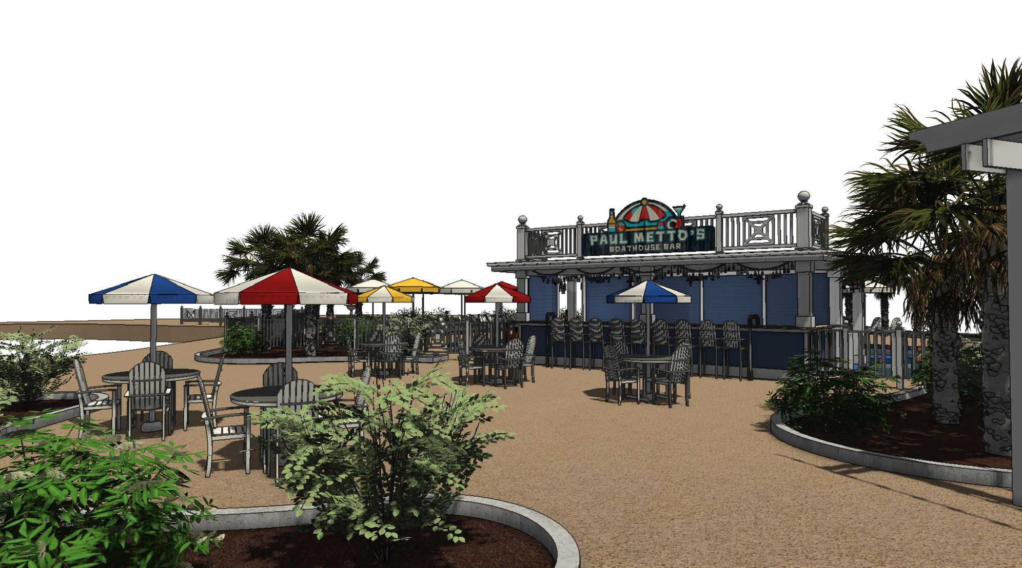 Rendering of bar