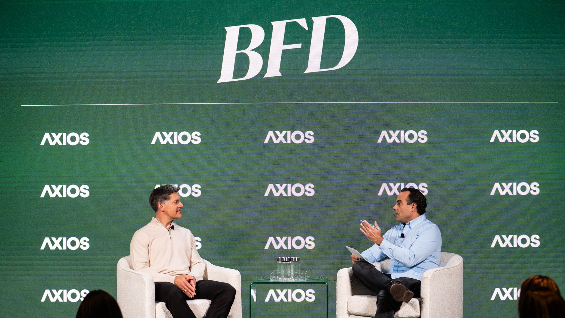 Roelof Botha of Sequoia Captial and Dan Primack of Axios