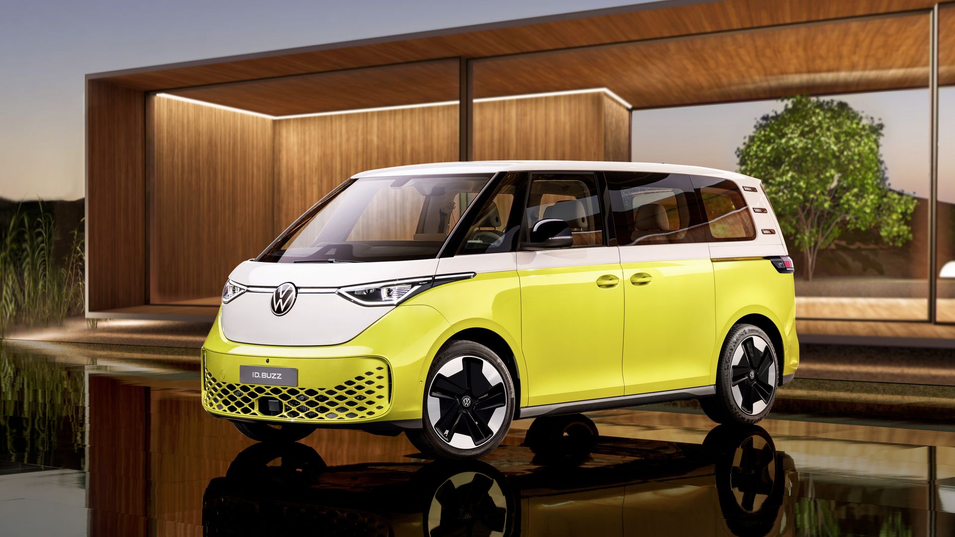 Photo of the upcoming electric VW minibus