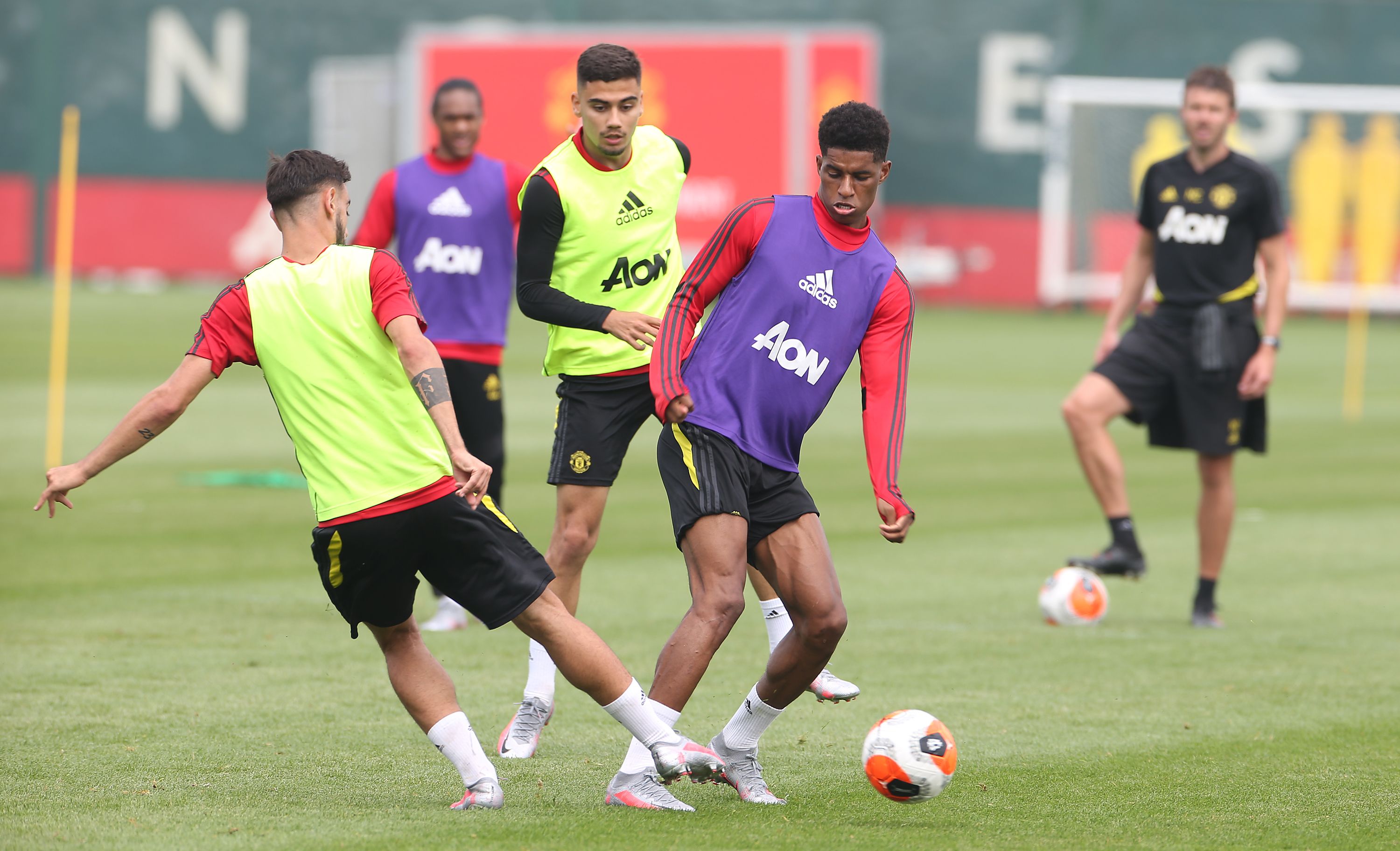 Manchester United practice