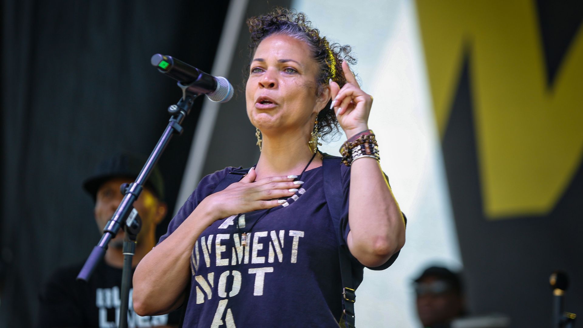 Melina Abdullah speaks