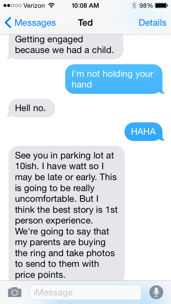 text diamond shopping