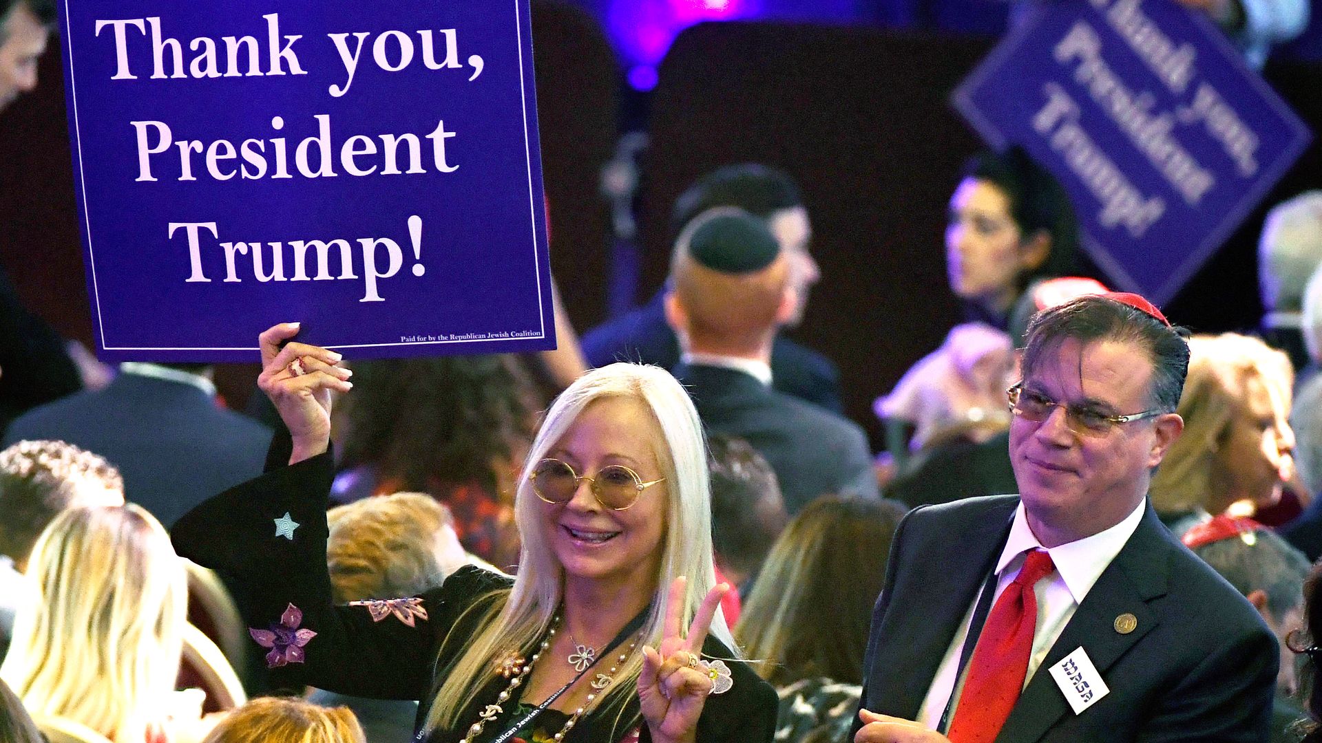 President Donald Trump Among Speakers At Republican Jewish Coalition In Las Vegas
