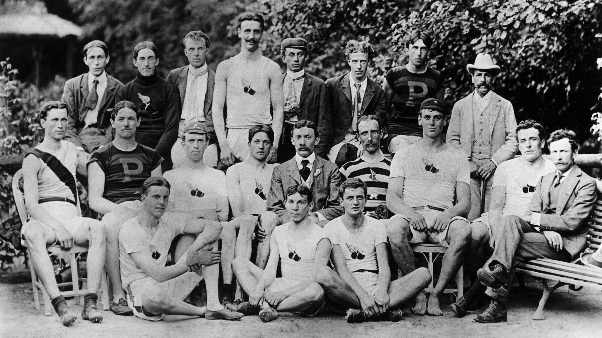 Olympians pose for photo