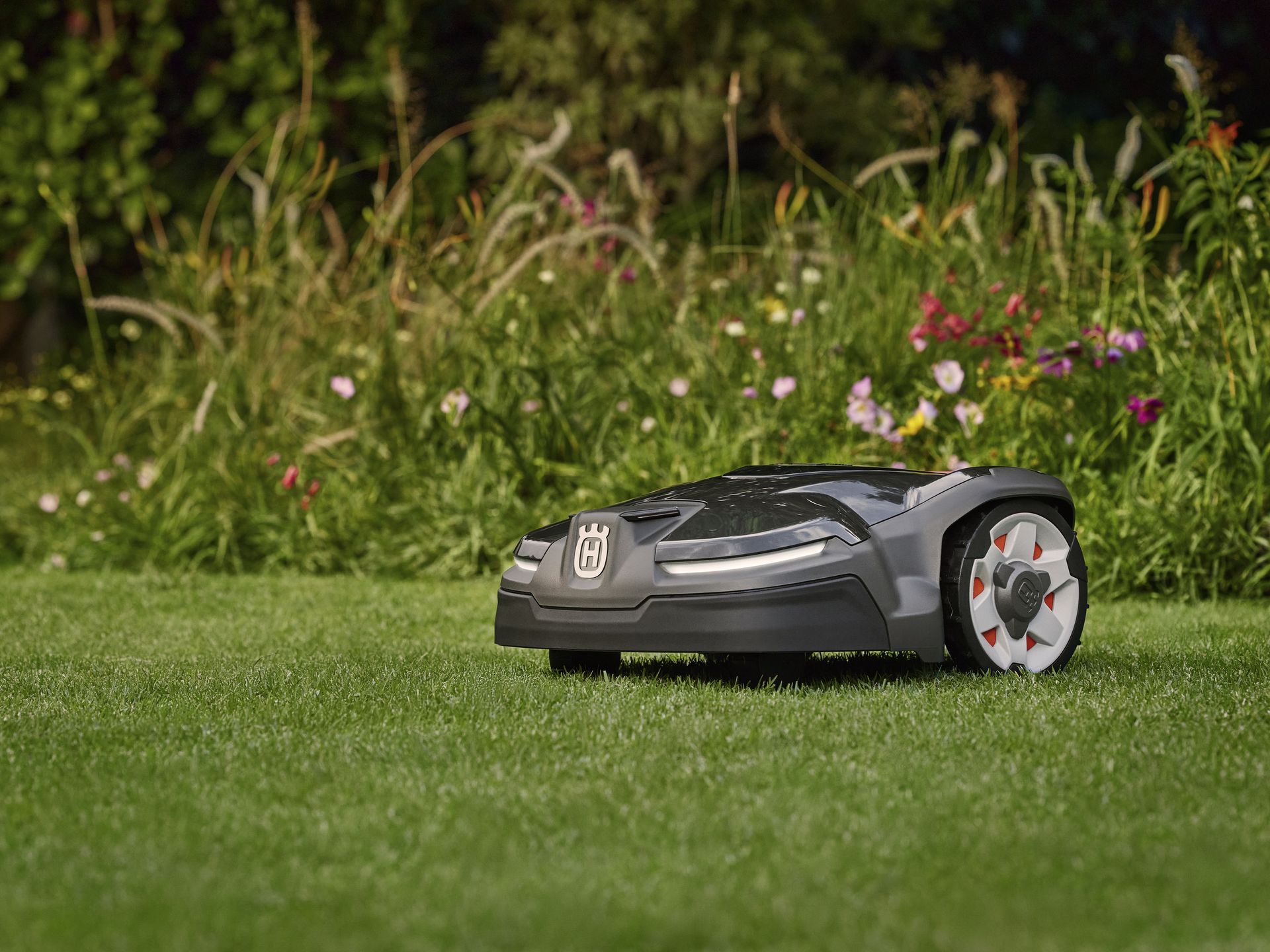 An environmentally sensitive lawnmower