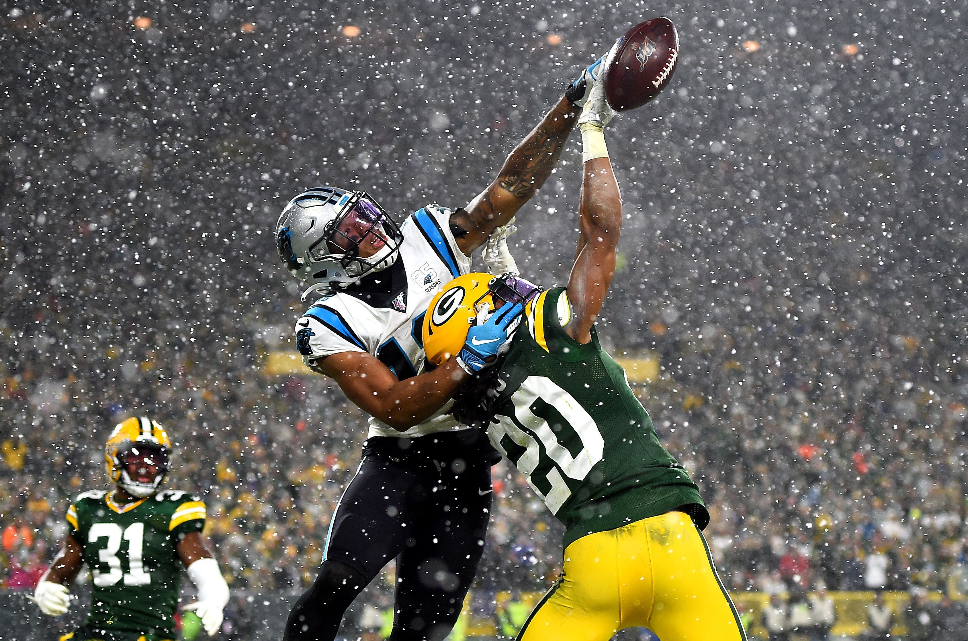 Packers-Panthers in the snow