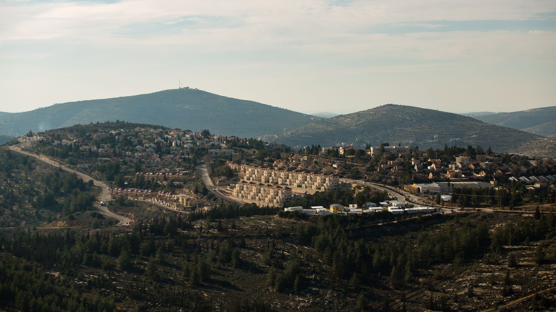 Israeli settlements in the West Bank region