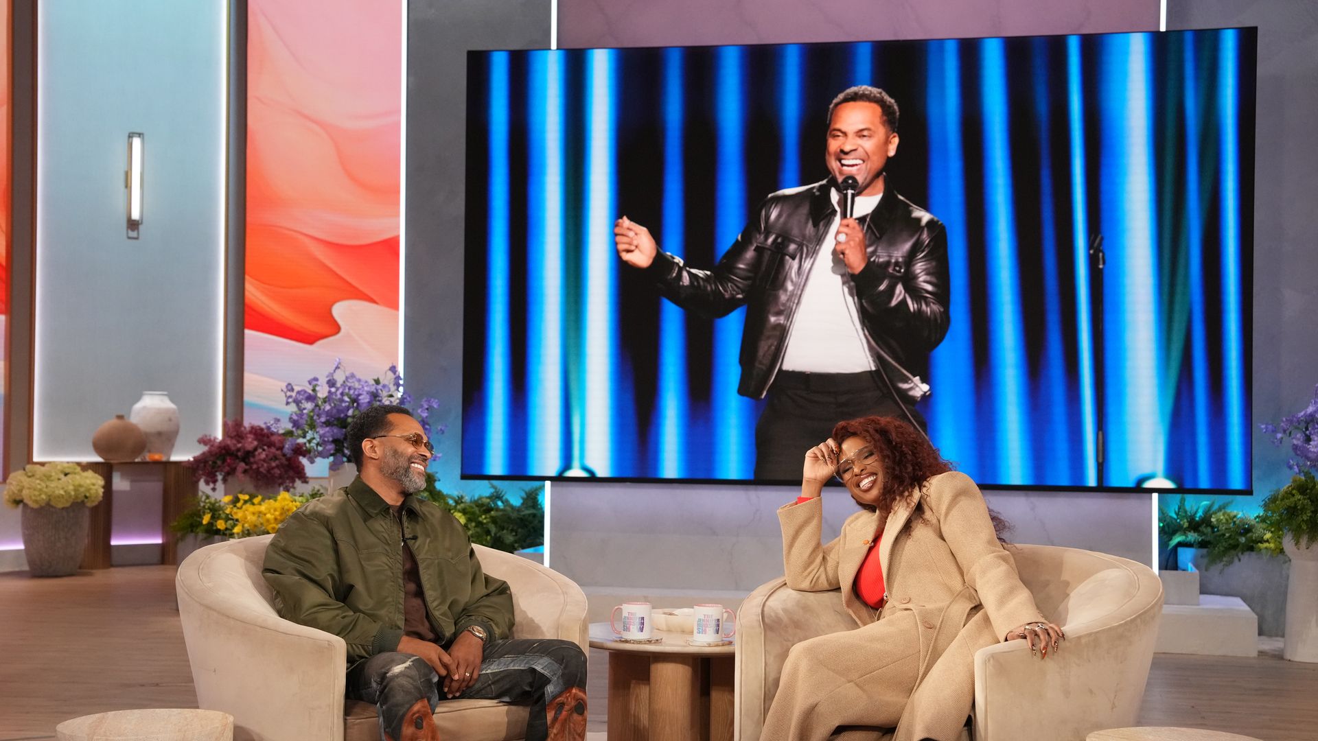 Comedian and actor Mike Epps appears with Jennifer Hudson on "The Jennifer Hudson Show" airing January 22, 2026 in Burbank, California. 
