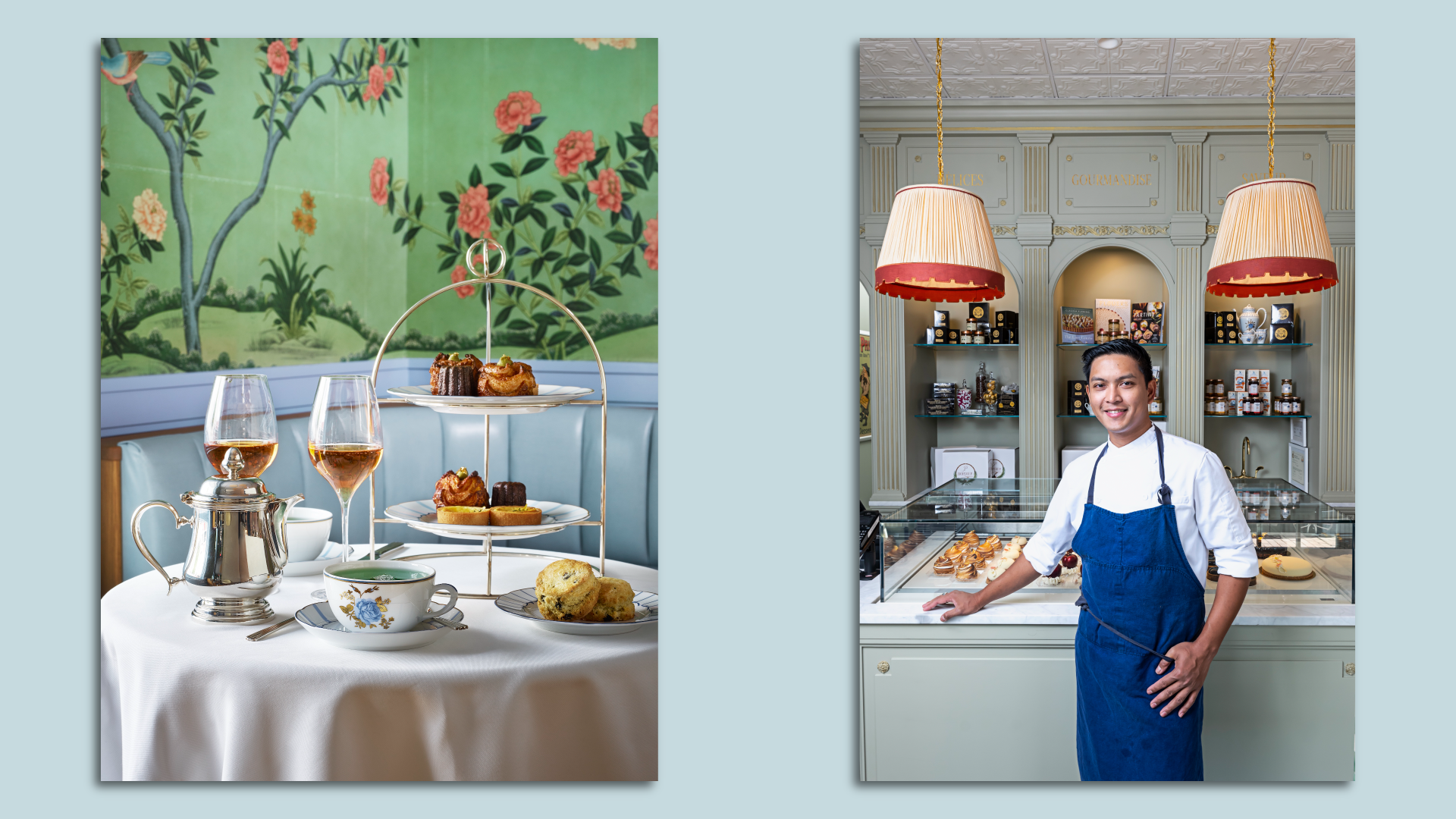English-style tea at Bonheur and new pastry shop P. Bordier