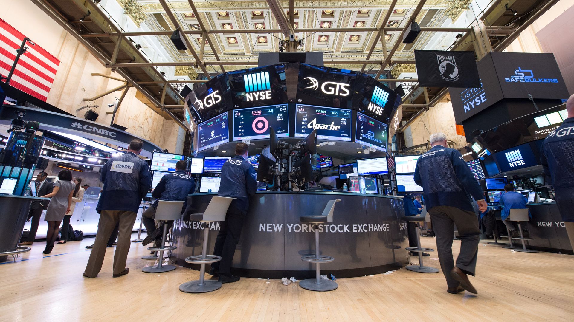 wall street trading desk