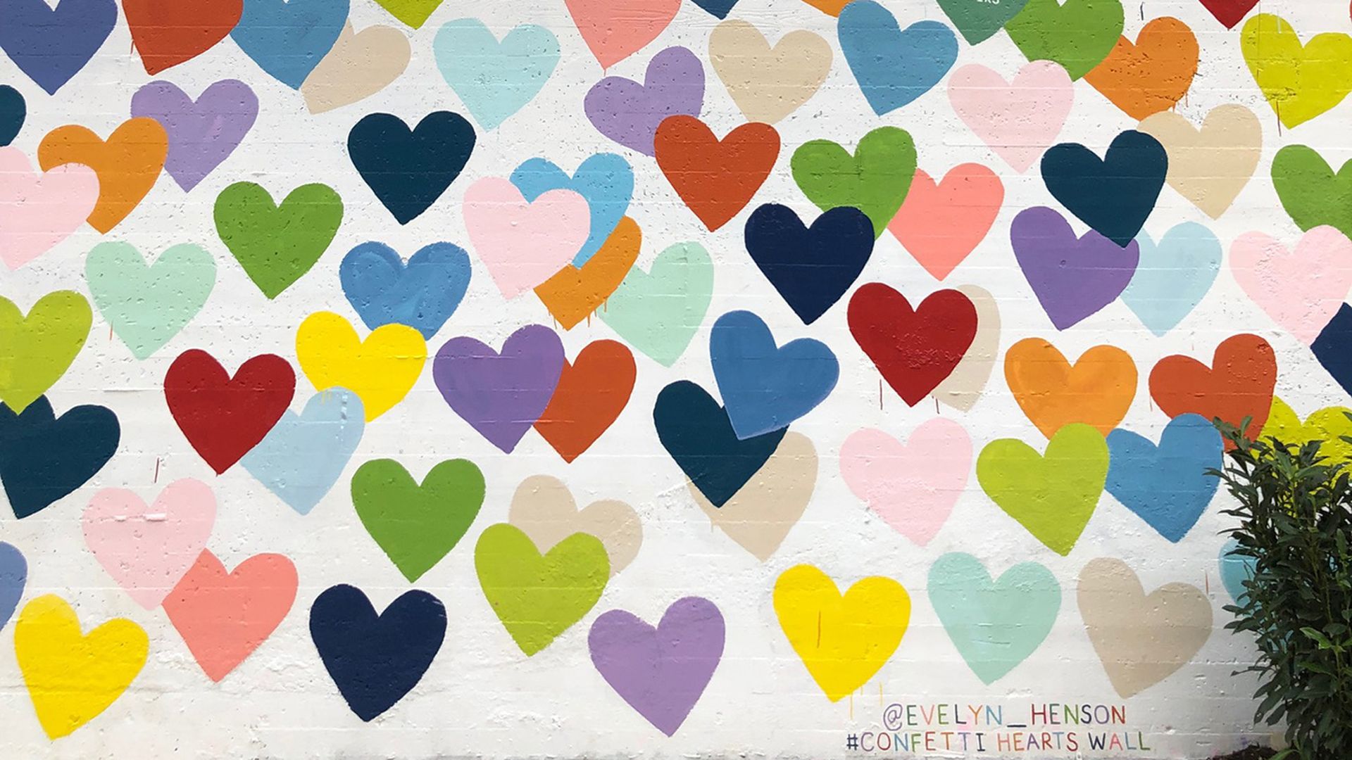 hearts wall in south end