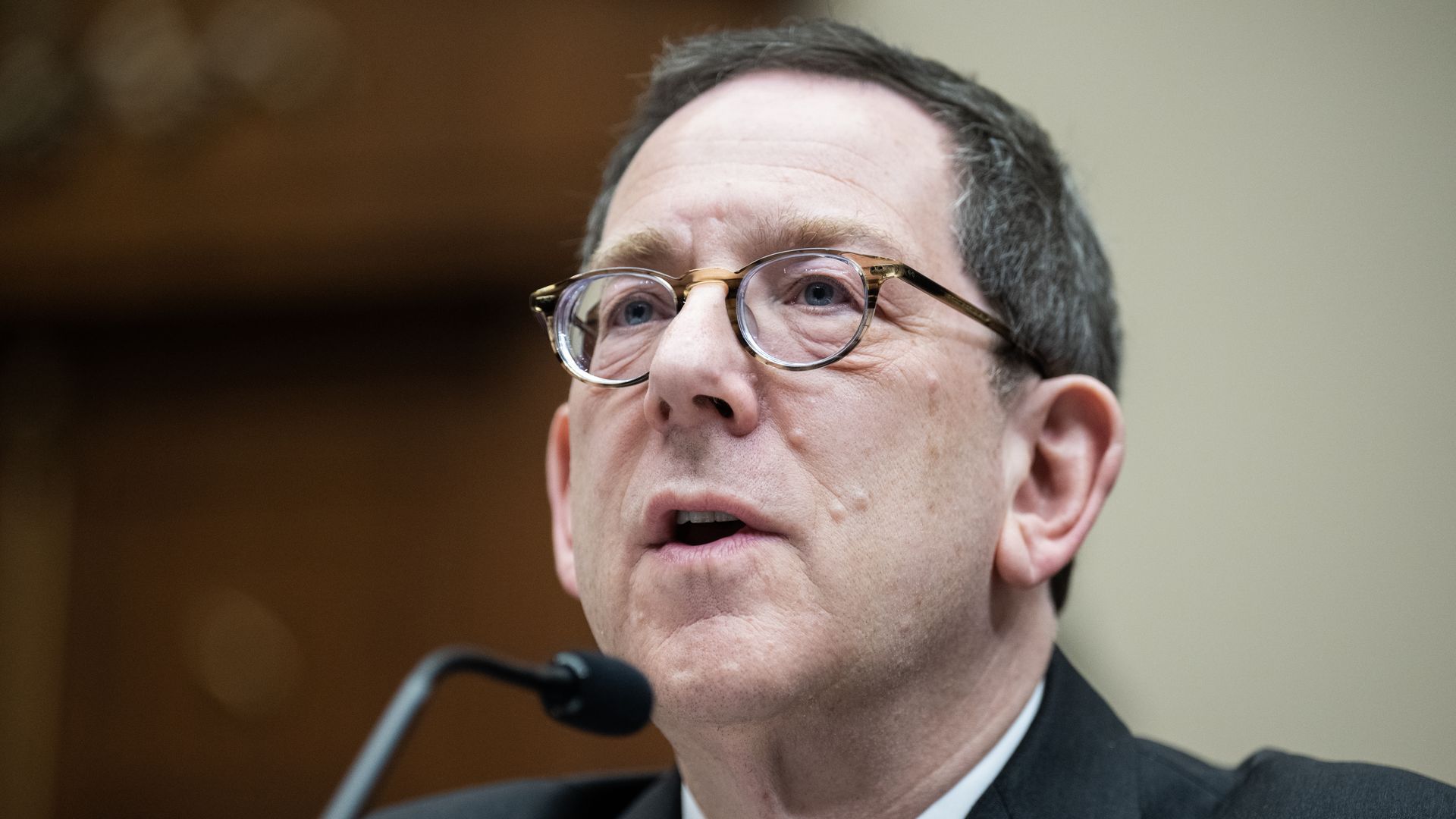 Michael Schill, president of Northwestern University, testifies before Congress.