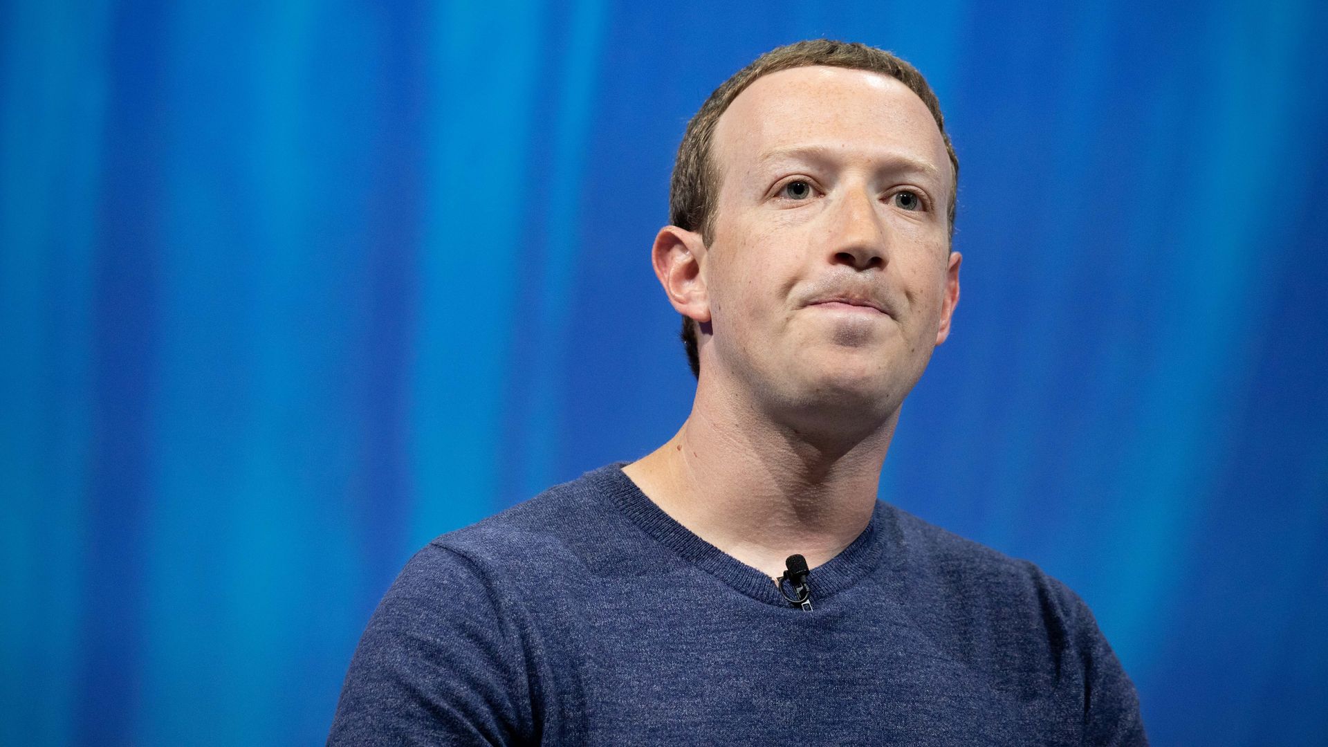 Mark Zuckerberg grimacing