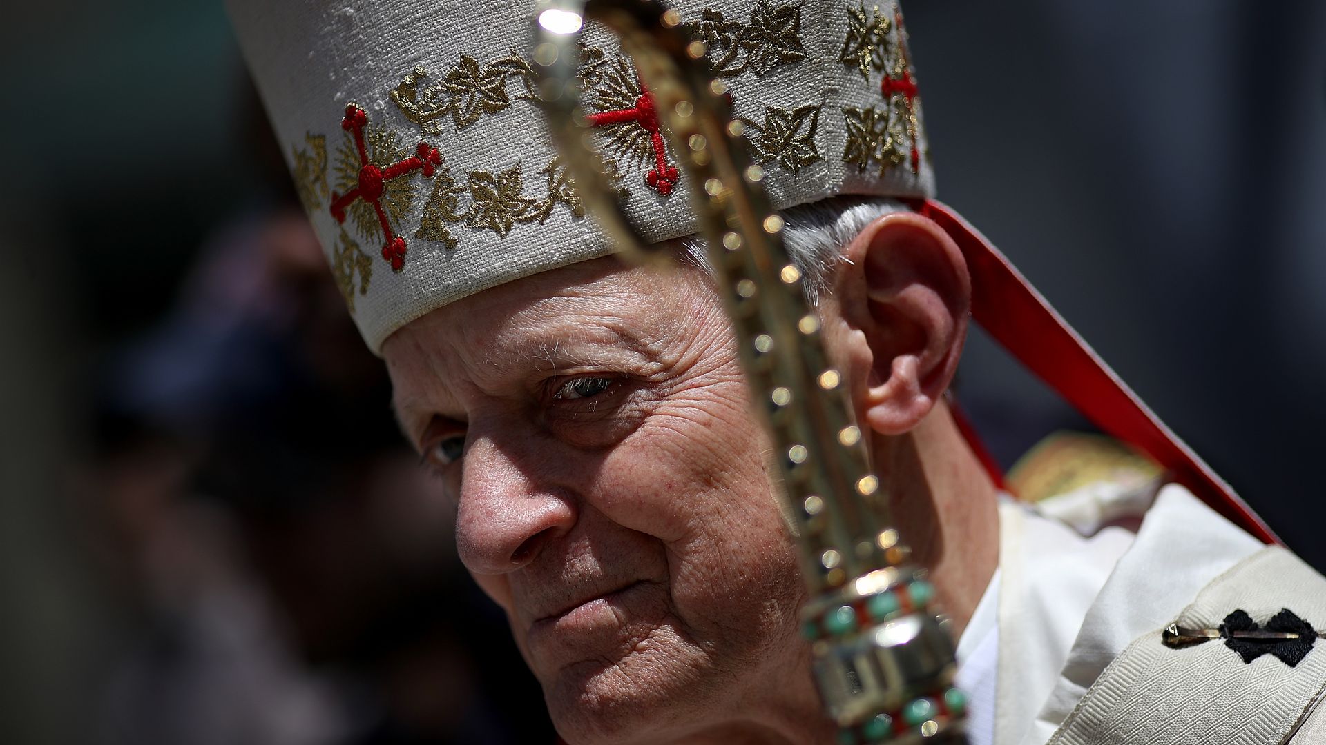 A close-up of Cardinal Donald Wuerl.