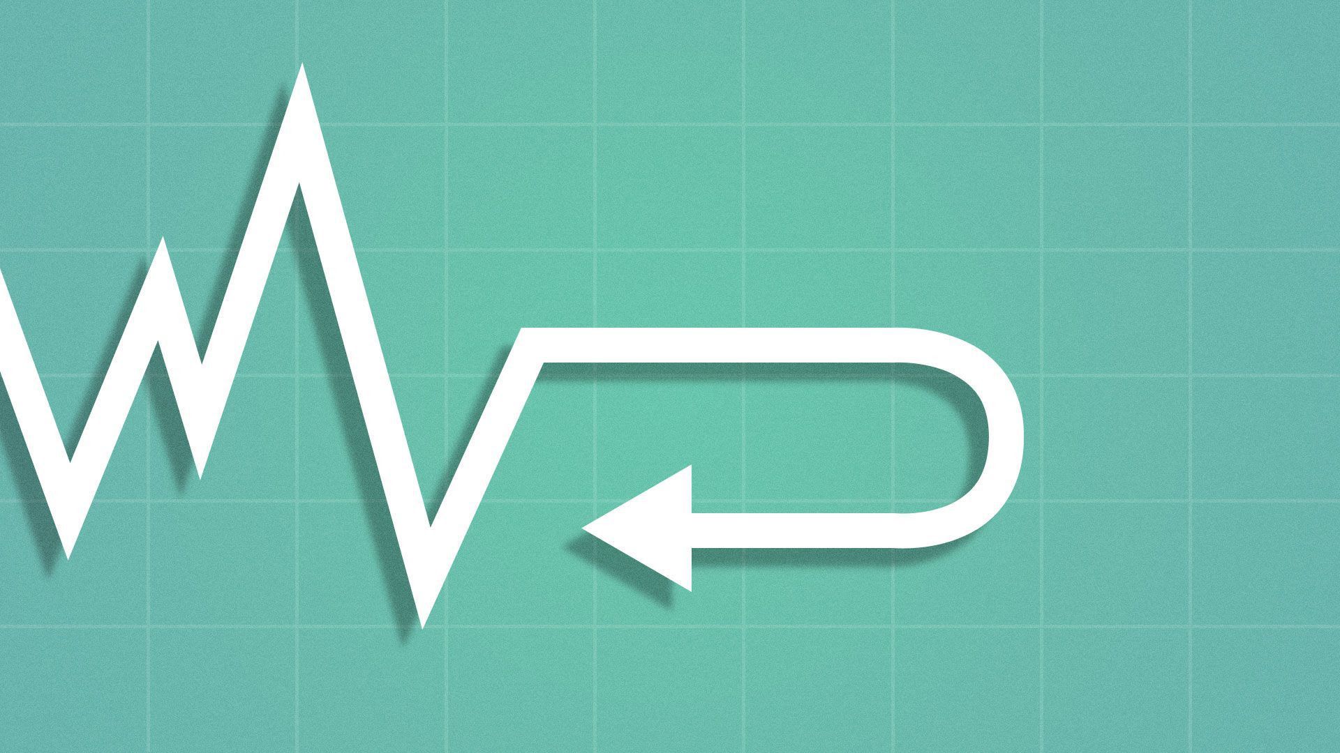 an illustration of a wiggly line graph