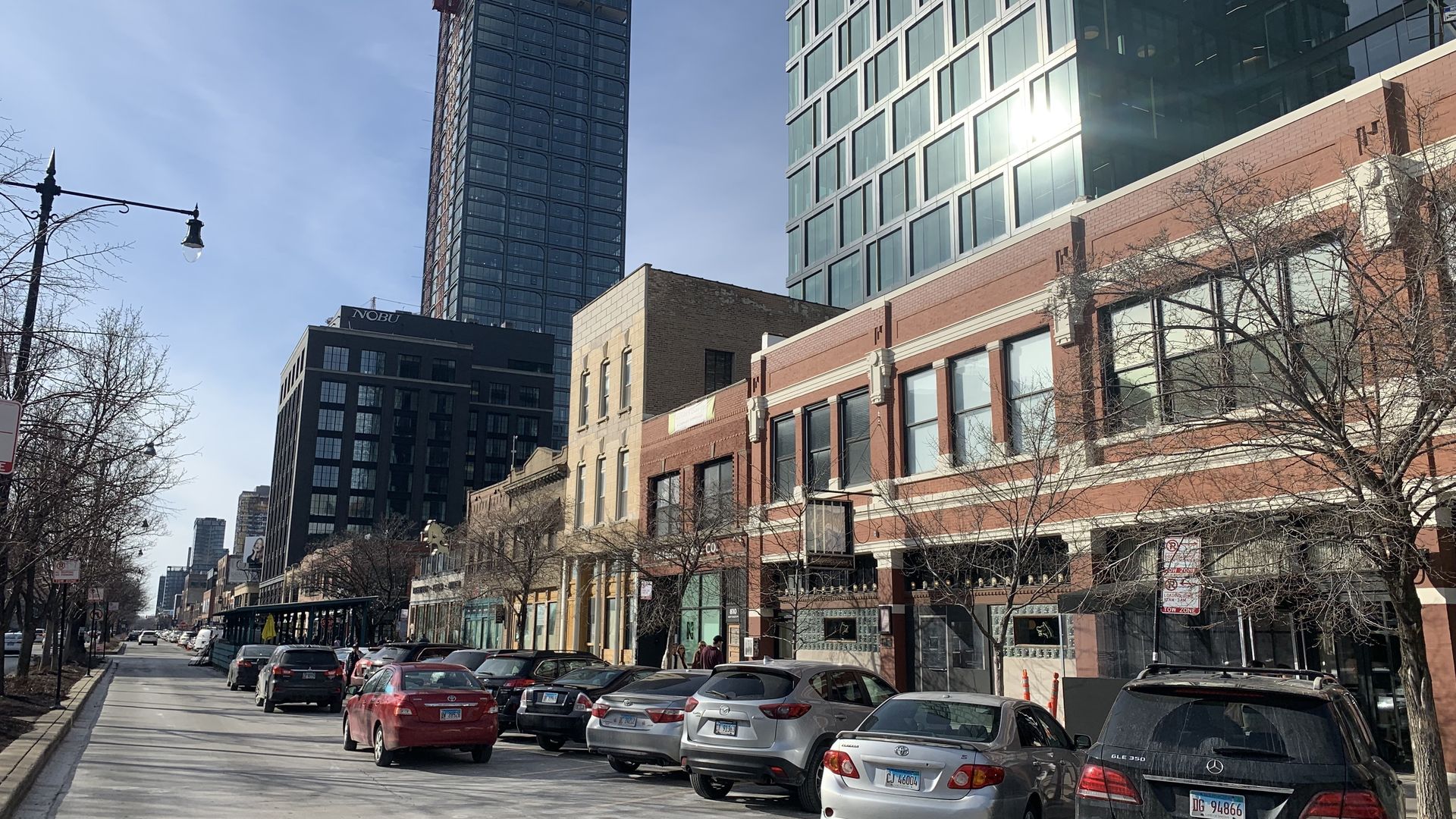 Streetscape in Chicago