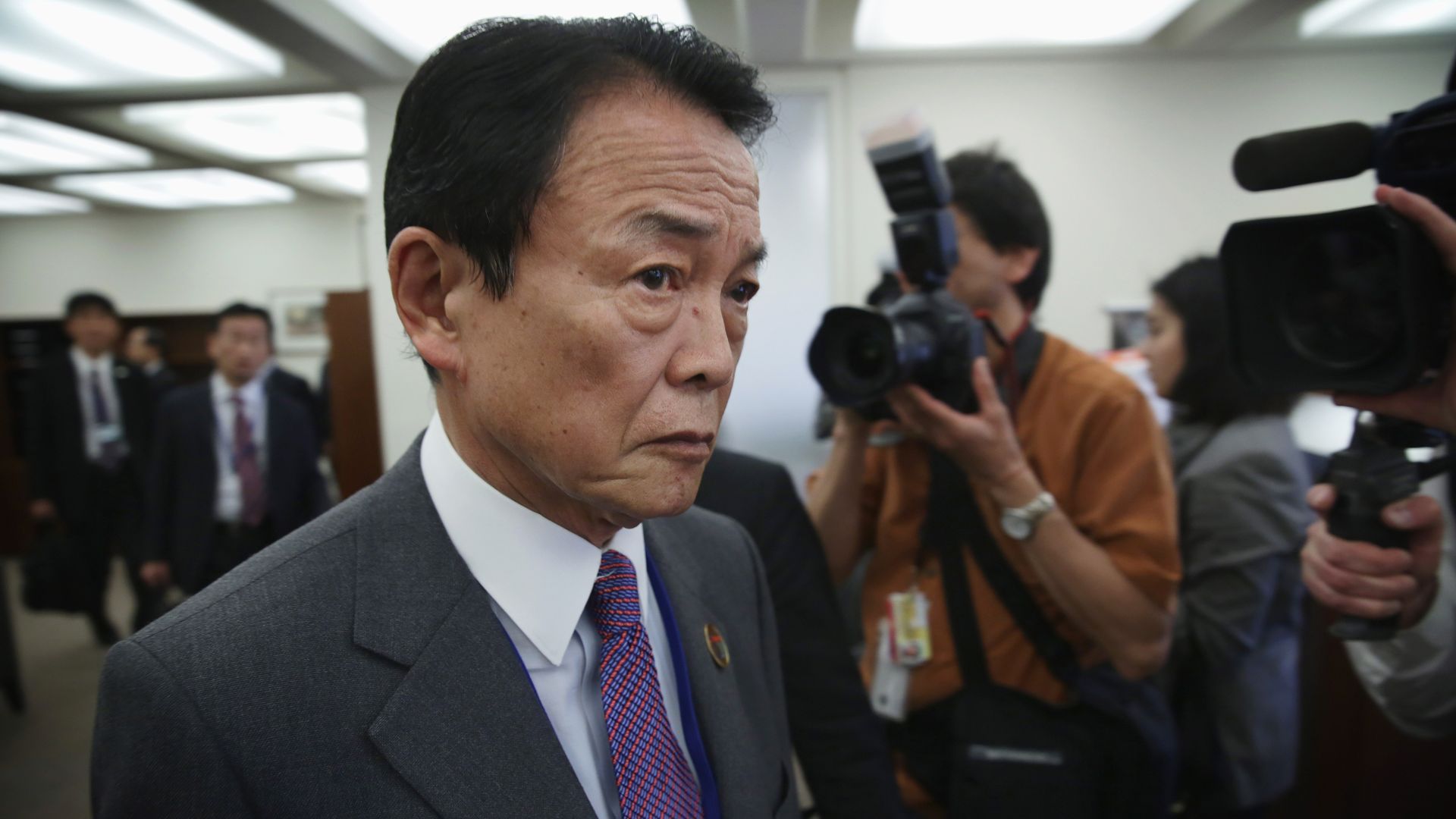 Deputy Japanese Prime Minister and Minister of Finance Taro Aso