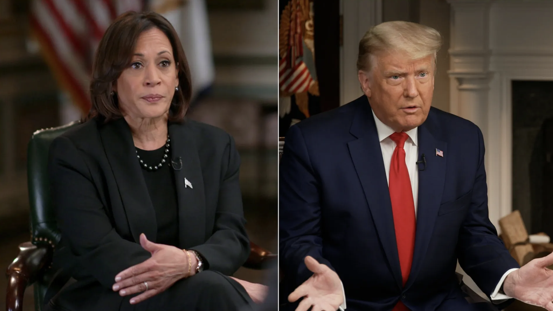 Earlier "60 Minutes" interviews. Photos: CBS News