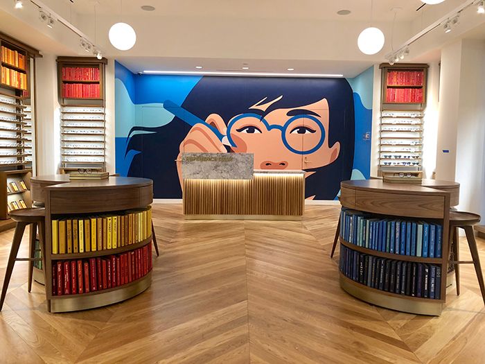 Warby Parker SouthPark mural