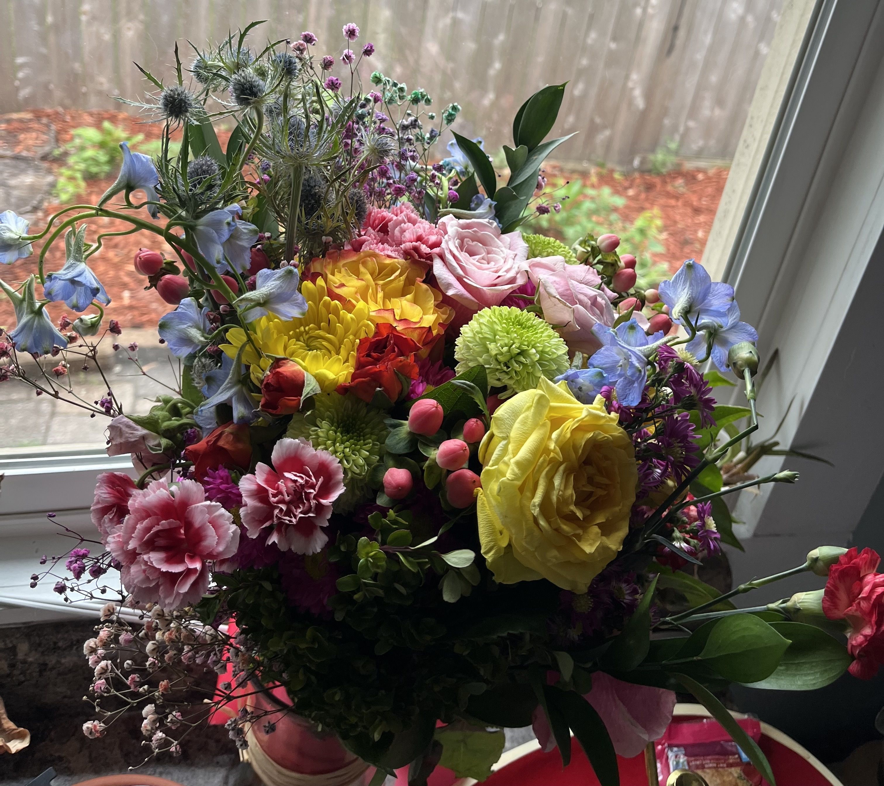 A wedding bouquet