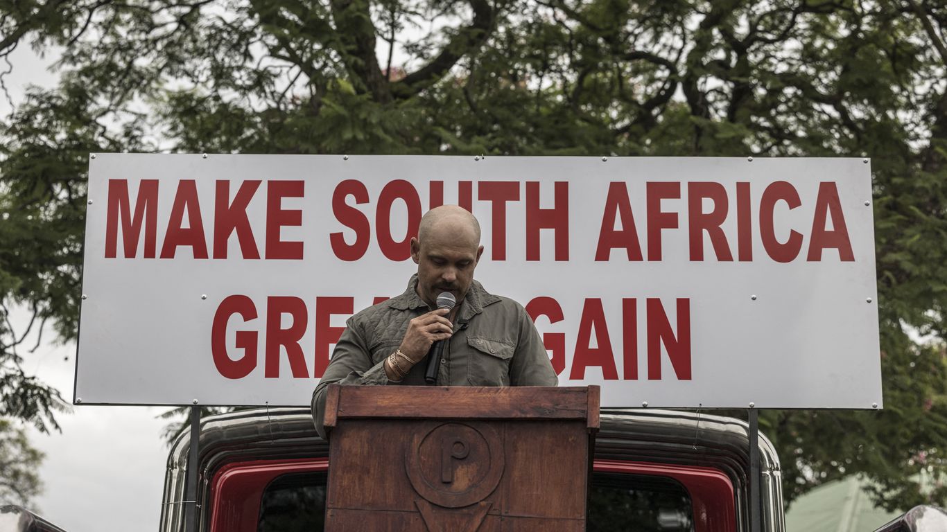 Trump's open door to white South Africans buys into conspiracy theory