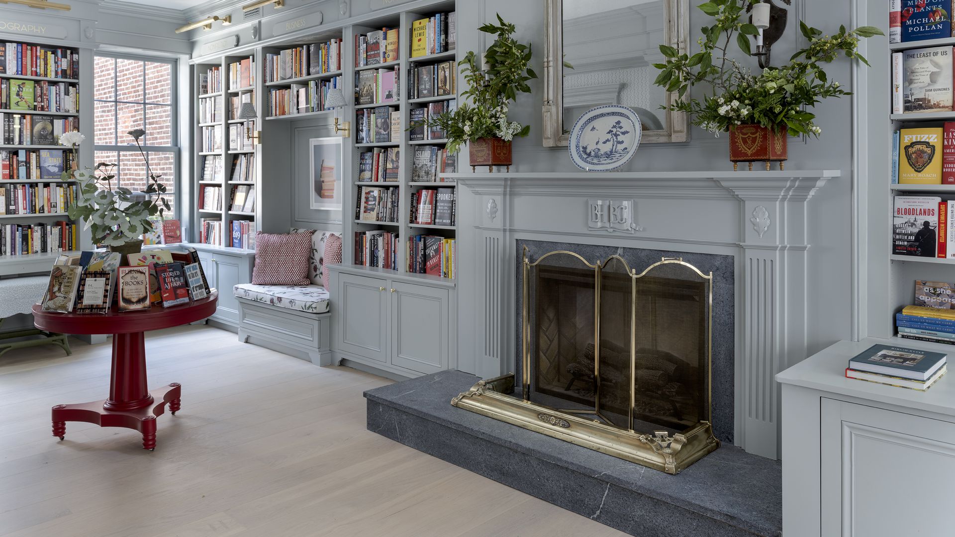 A bookstore sales floor