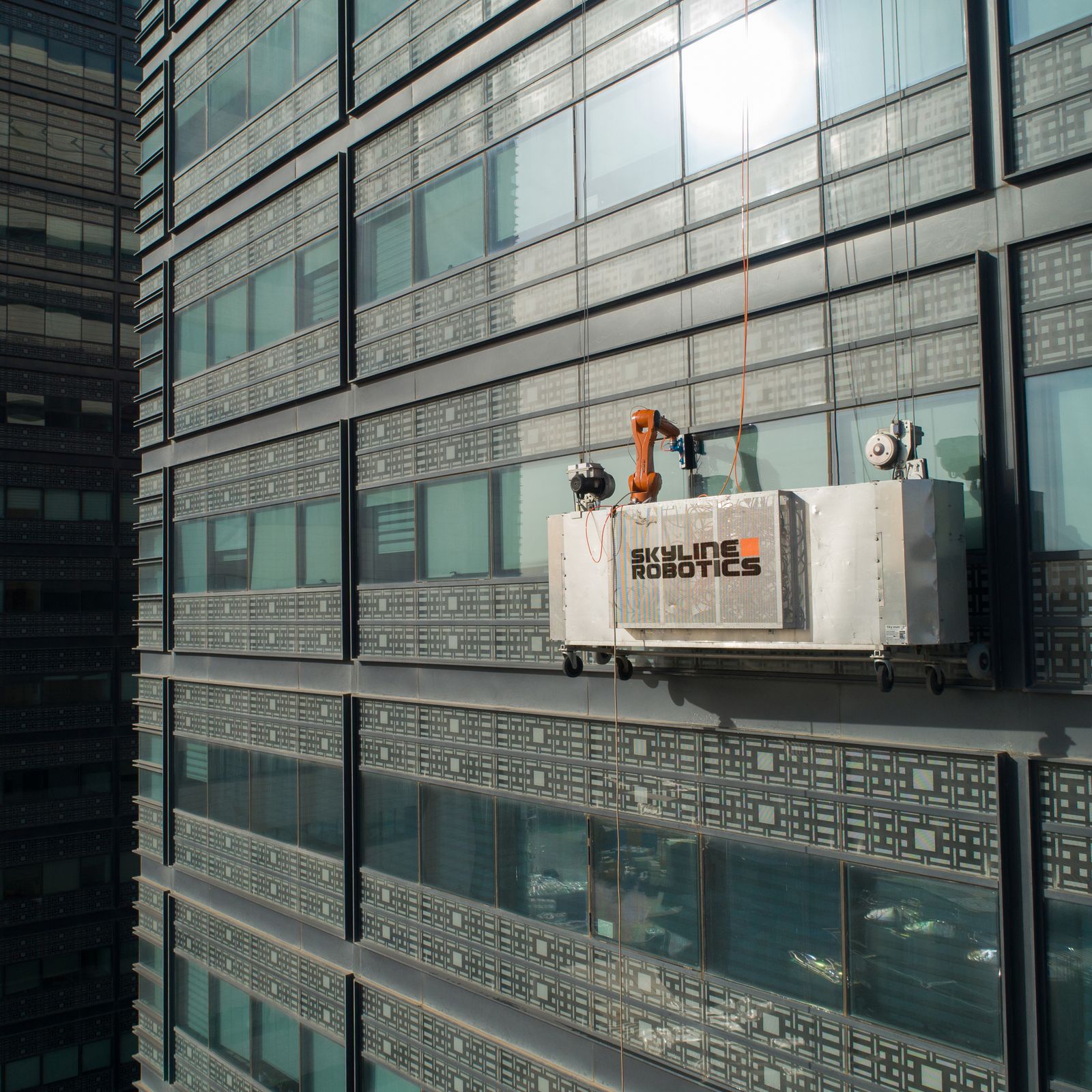 Robot window washers here to clean our