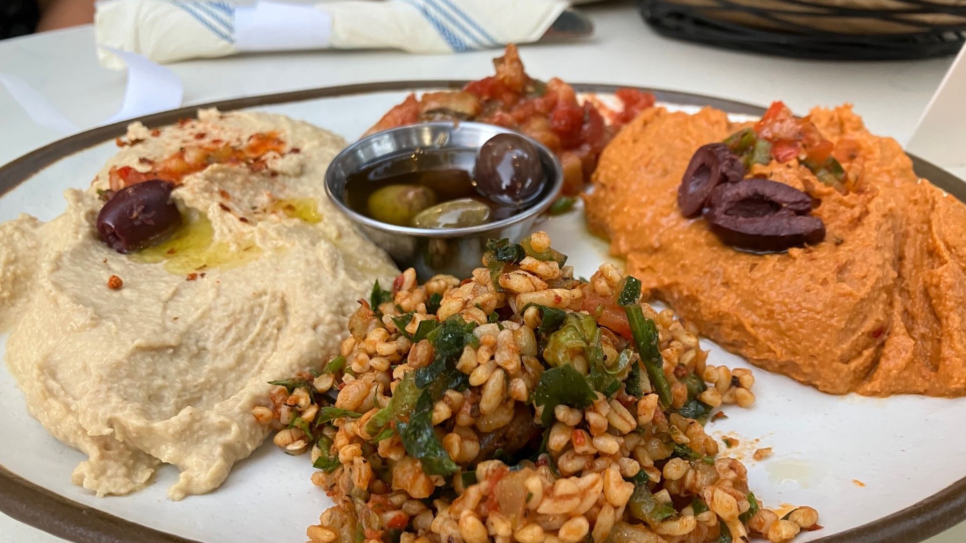 Turkish food at MezzeMe