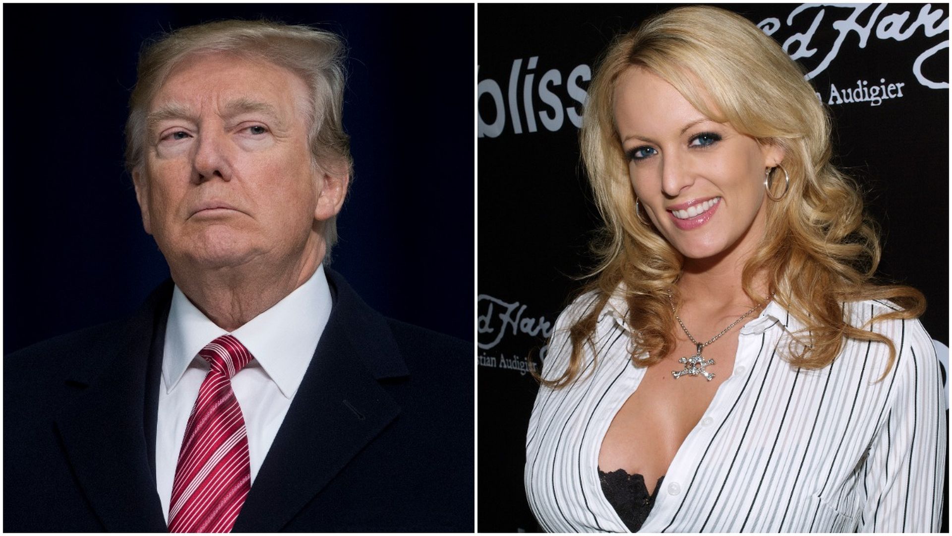 President Trump and Stormy Daniels