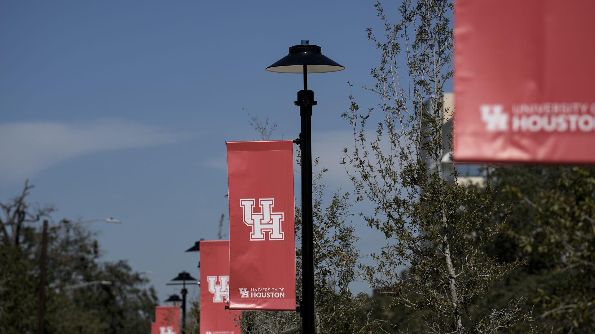 Cullen Boulevard at University of Houston Campus in Houston.
