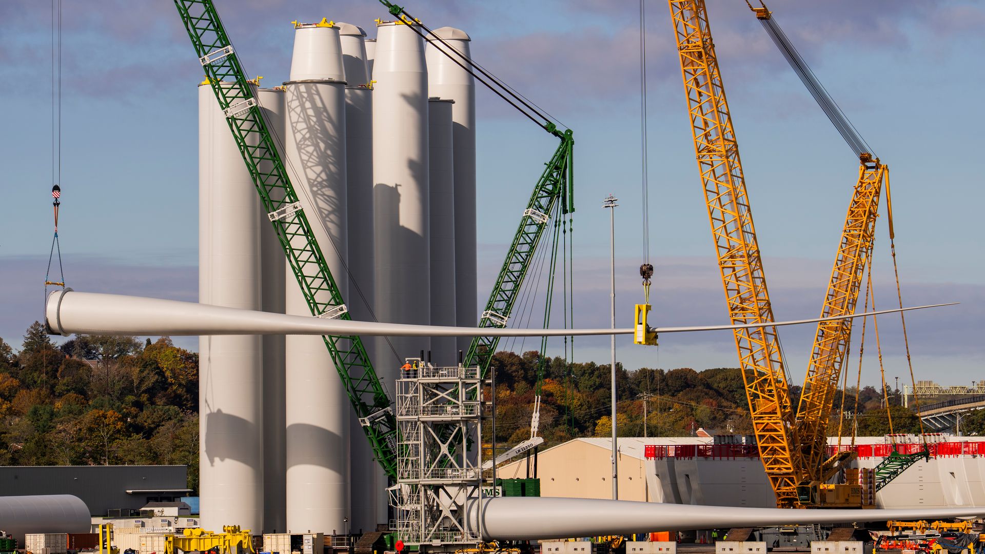 Offshore wind project construction