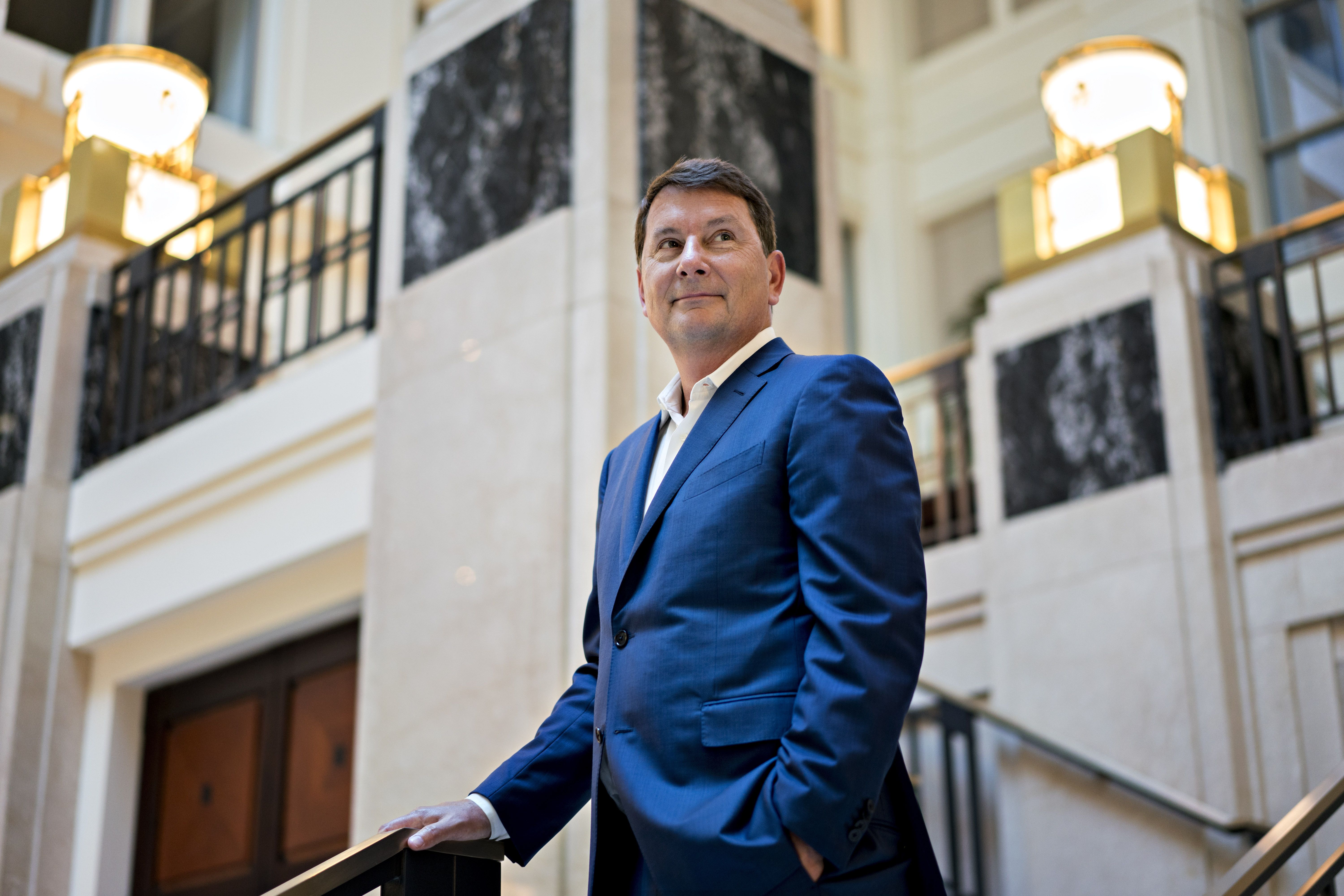 Brian Ballard stands for a photograph in Washington, D.C.