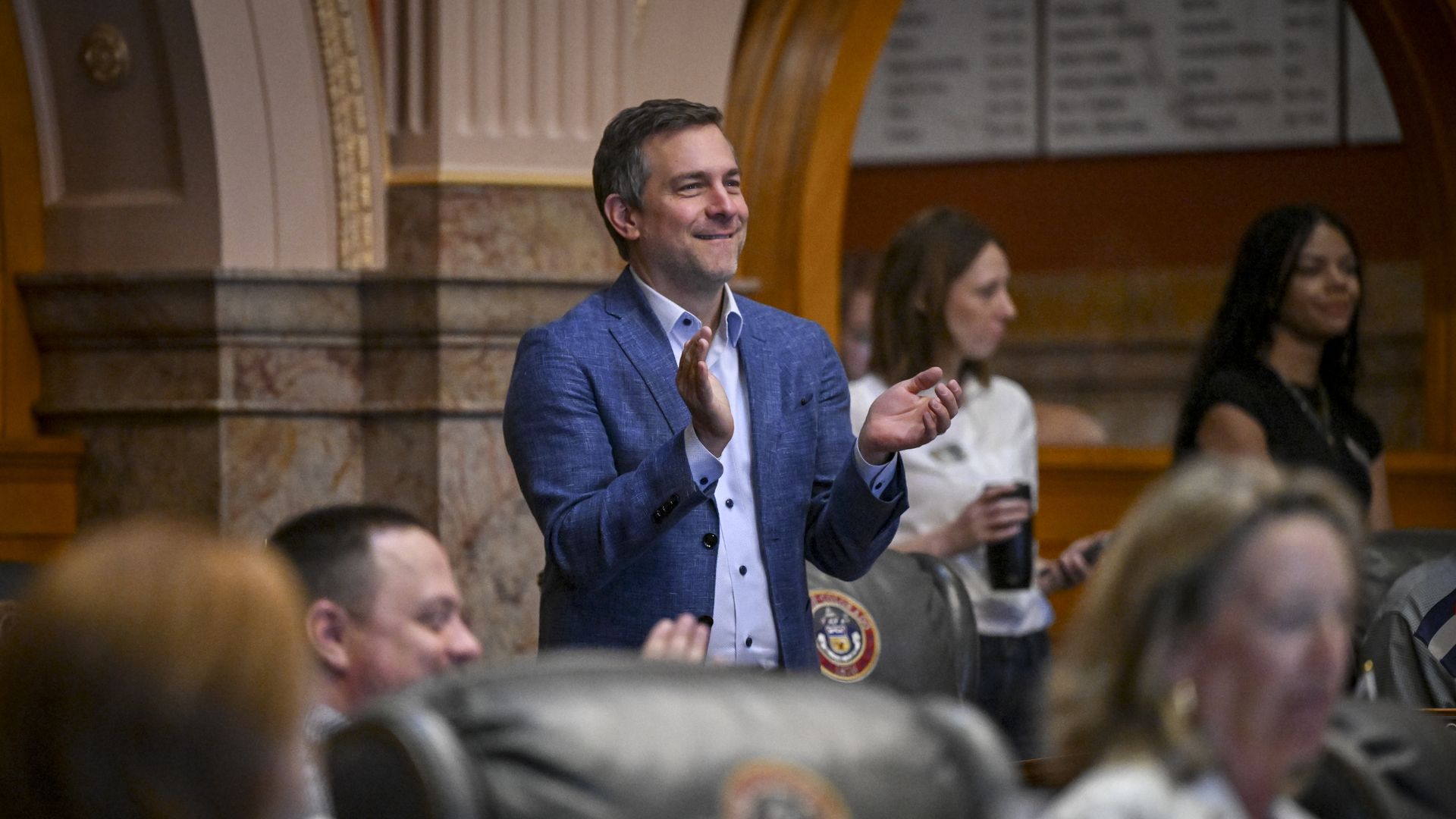 Sen. Jeff Bridges at the State Capitol Aug. 21, 2025. Photo: AAron Ontiveroz/The Denver Post