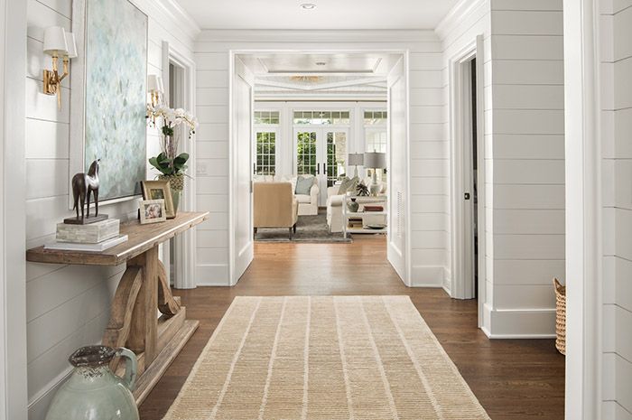 Hillside house entry